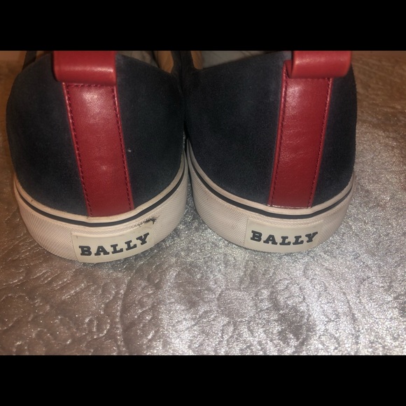Navy blue Bally sneakers - Picture 3 of 8
